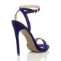 Royal Blue AJVANI Royal Blue High Heel Ankle Strap Barely There Sandals, Image 4 of 6