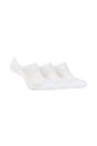 White 3 Pack Bamboo No Show Socks, Image 1 of 3