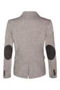 Light Grey Infinity Leather Light Grey Tweed 1920s Herringbone Light Grey Blazer, Image 5 of 6