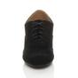 Black AJVANI Black Mid Cuban Heel Brogue Ankle Boots, Image 6 of 6
