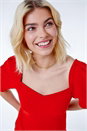 Red Sweetheart Neck Fitted Dress , Image 5 of 5