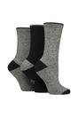 Grey 3 Pairs Water Repellent Hiking Socks, Image 1 of 3