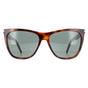 Brown Saint Laurent Brown Square Shiny Medium Havana Solid Green SL 526, Image 1 of 4
