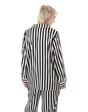 Black Beetlejuice Stripey Pyjama Set, Image 2 of 6
