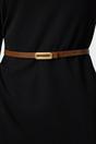 Multi Double Pack Slim Rectangle Buckle Women’s Belt Set, Image 2 of 3