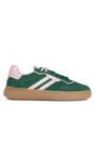 Green Tamaris Green Tamaris  Green Pink Stripe Sneakers, Image 1 of 7