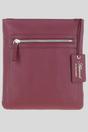 Burgundy 'Cienna' Real Leather Crossbody Bag, Image 1 of 5