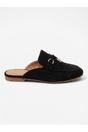 Black Mia Womens Suede Loafer Mules, Image 5 of 5