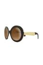 Black Ruby Rocks Big is Better Sunglasses Matt Black & Gold, Image 1 of 2
