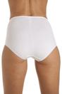 White Camille Lingerie White 3 Pack Cotton Control Briefs, Image 3 of 3