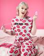 Grey Mean Girls Long Leg Pyjama, Image 2 of 6