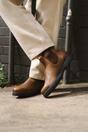 Tan Booma 607 Leather Chelsea Boots, Image 5 of 6