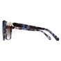 Brown Michael Kors Brown Square Bright Blue Tortoise Brown Gradient MK2201 Malia, Image 3 of 4
