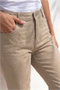 Stone Petite Stretch Straight Leg Trousers, Image 4 of 4