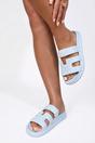 Blue iKrush Blue Lucille Cut Out Open Toe Strappy Sandals, Image 3 of 8