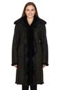 Dark Brown Toscana Sheep Suede Leather Trench Coat, Image 2 of 8