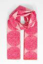 Pink Sarta Pink Circles Spotted Cotton Lightweight Scarf, Image 1 of 4
