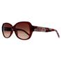 Red Ted Baker Red Square Burgundy Flowers Red Brown Gradient TB1606 Mae, Image 2 of 3