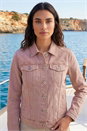 Rose Classic Cotton Denim Jacket, Image 2 of 4