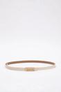 Multi WOVCOR Multi Double Pack Slim Rectangle Buckle Women’s Belt Set, Image 2 of 3
