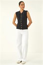 Black Dusk Bow Detail Knit Top, Image 2 of 5