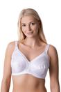White Womens Soft Cup Non-Wired Bra, Image 1 of 5