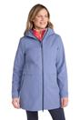 Blue April Longline Waterproof Jacket, Image 3 of 4