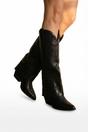 Black iKrush Black Ivy Womens Embroidered Western Cowboy Boots, Image 7 of 7