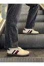 Beige iKrush Beige Johanna Lace-up Flip Tongue Round Toe Trainers, Image 2 of 4