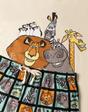 Beige Madagascar Character Small Pyjama Set, Image 4 of 6