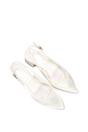 Ivory 'Virelai' Low Block Heel Bridal Heels With Slingback, Image 6 of 6