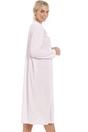 Light Pink Camille Lingerie Light Pink Long Sleeve Cuddle Knit Nightdress, Image 4 of 5