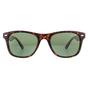 Brown Montana Brown Rectangle Matte Turtle Brown Rubbertouch G15 Green Polarized Sunglasses, Image 1 of 4