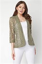 KHAKI Petal Lace Jacket, Image 1 of 9