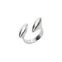 Silver Spero Silver Double Marquise Sterling Silver Adjustable Ring, Image 1 of 5