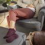 Burgundy 6 Pack Trainer Cotton Rich Socks, Image 3 of 4