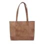 Tan 'MILLIE' Real Leather Designer Tote Work Bag, Image 3 of 6
