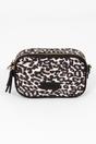 Cream Leopard Crossbody Camera Bag, Image 1 of 2