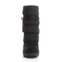 Black AJVANI Black Mid Wedge Heel Slouch Ankle Boots, Image 6 of 6