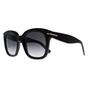 Black Square Shiny Black Grey Gradient with Light Mirror BOSS 1731/S, Image 2 of 4