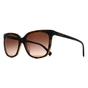 Brown Square Dark Havana On Transparent Gradient Brown RA5343U, Image 2 of 3