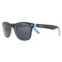 Blue Rectangle Matte Blue Light Blue Smoke Polarized Sunglasses, Image 2 of 4