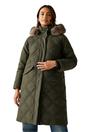 Khaki Regatta Khaki Freyla Padded Jacket, Image 4 of 5