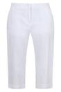 White Bayletta Capri Trousers, Image 3 of 6