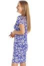 Navy Floral Print Cotton Nightshirt, Image 4 of 5