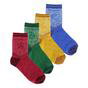 Multi 4 Pack Novelty Harry Potter Houses Socks, Image 3 of 4