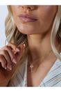 Gold Key Diamante Pendant Necklace, Image 2 of 4