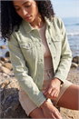 Sage Classic Cotton Denim Jacket, Image 2 of 4