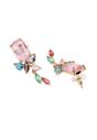 Pink Diva Collection Minimalist Petal Studs, Image 3 of 5