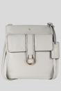 Grey 'Heaven' Real Leather Cross Body Bag, Image 1 of 4